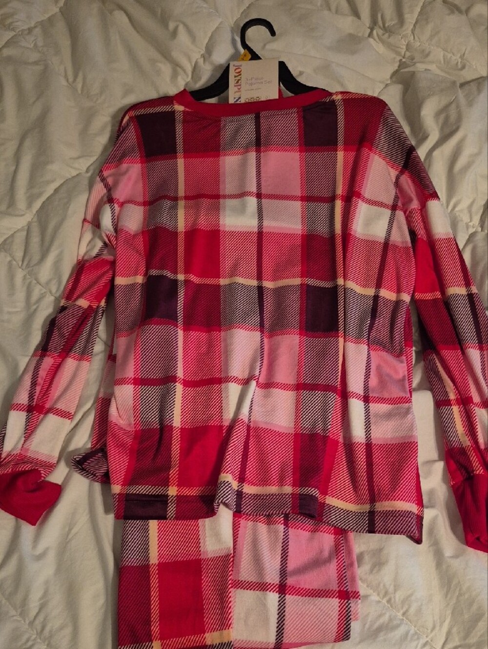 Women's 3 Piece Pajamas Set - Picture 3 of 5